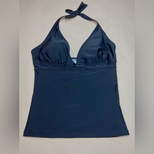 Dr. Rey's Shaping Swimwear Black tankini top L -1X Excellent Condition